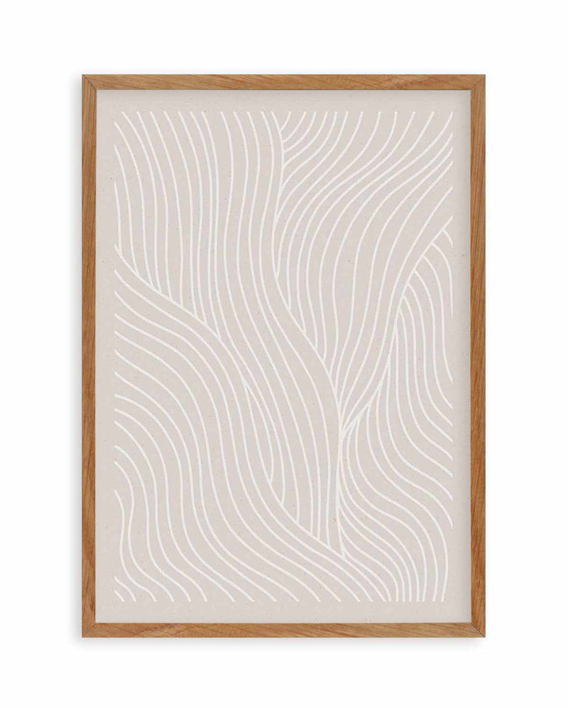 Wave Lines II Art Print
