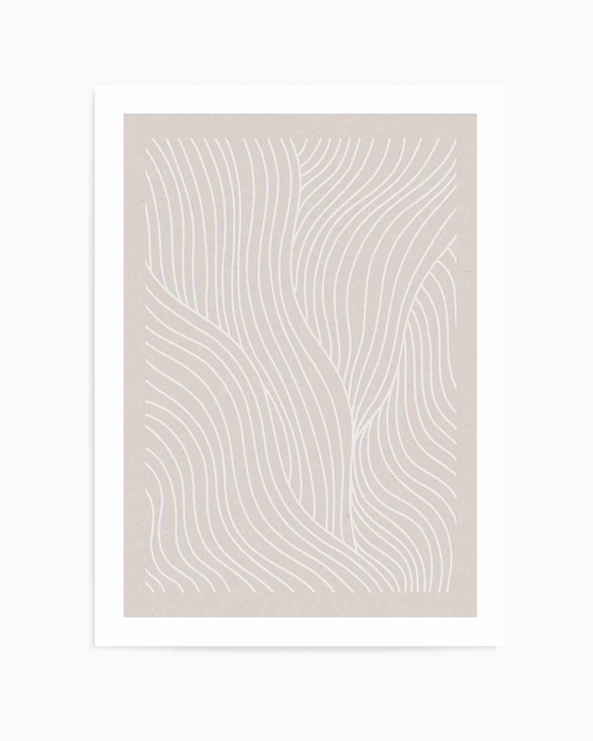 Wave Lines II Art Print