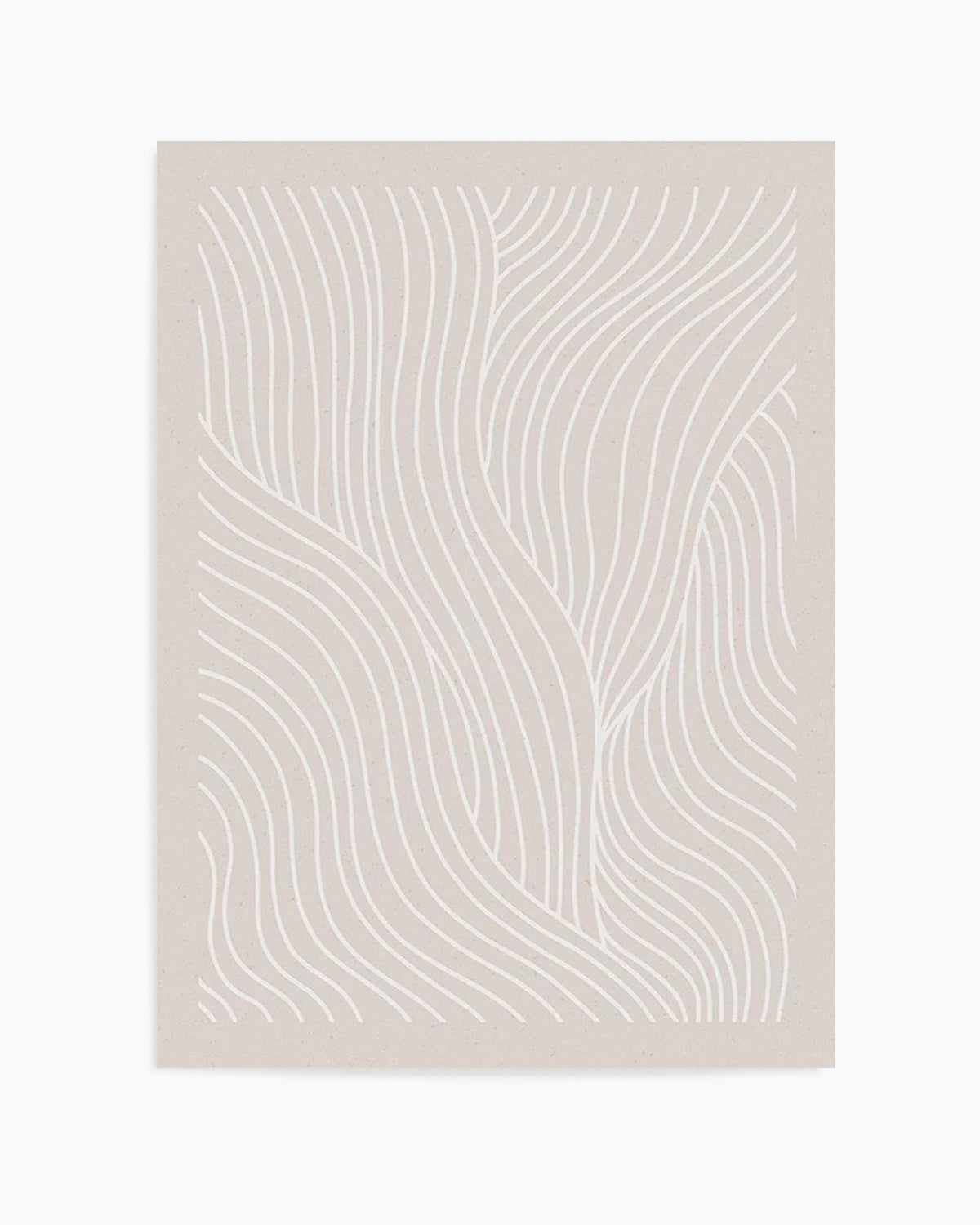 Wave Lines II Art Print