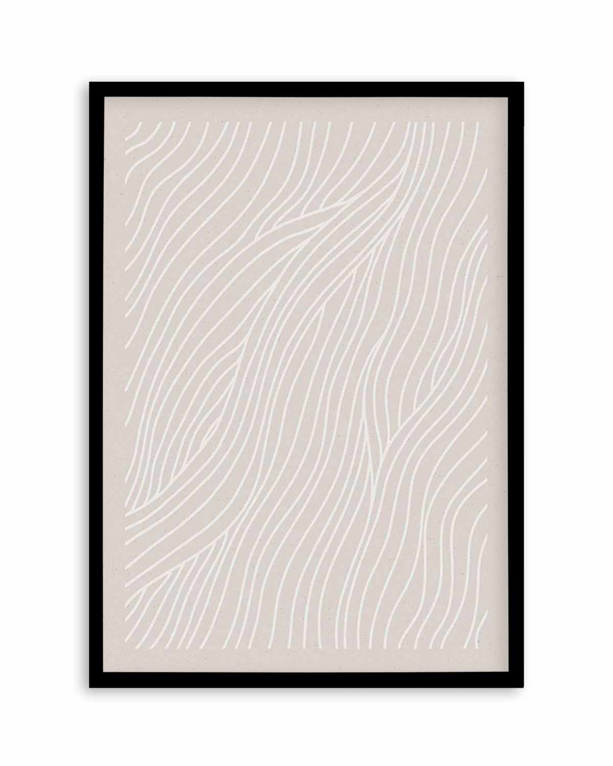 Wave Lines III Art Print