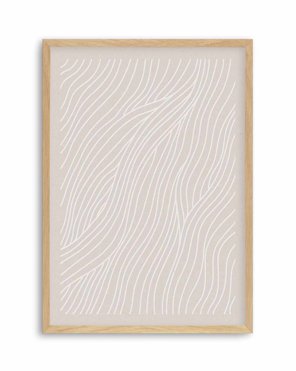 Wave Lines III Art Print