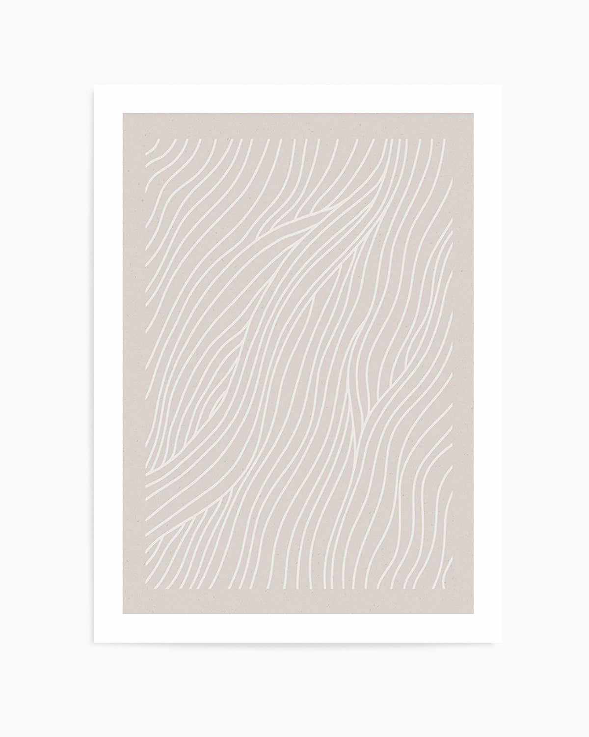 Wave Lines III Art Print