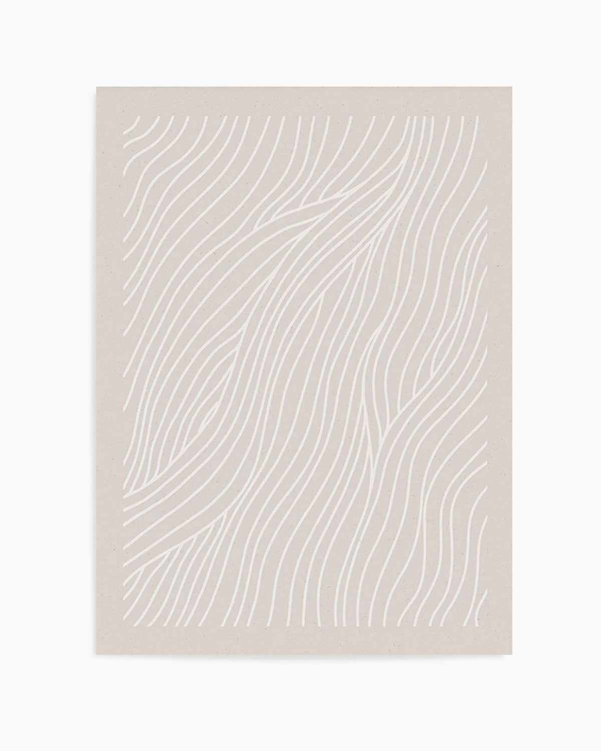 Wave Lines III Art Print