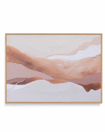 Waves By Anastasiya Devochkina | Framed Canvas Art Print from Olive et Oriel where you can shop wallpaper and artworks online