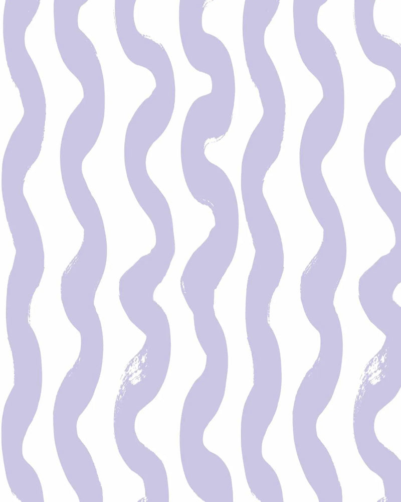 Wavey Lines Wallpaper in Lilac-Wallpaper-Buy Kids Removable Wallpaper Online Our Custom Made Children‚àö¬¢‚Äö√á¬®‚Äö√ë¬¢s Wallpapers Are A Fun Way To Decorate And Enhance Boys Bedroom Decor And Girls Bedrooms They Are An Amazing Addition To Your Kids Bedroom Walls Our Collection of Kids Wallpaper Is Sure To Transform Your Kids Rooms Interior Style From Pink Wallpaper To Dinosaur Wallpaper Even Marble Wallpapers For Teen Boys Shop Peel And Stick Wallpaper Online Today With Olive et Oriel