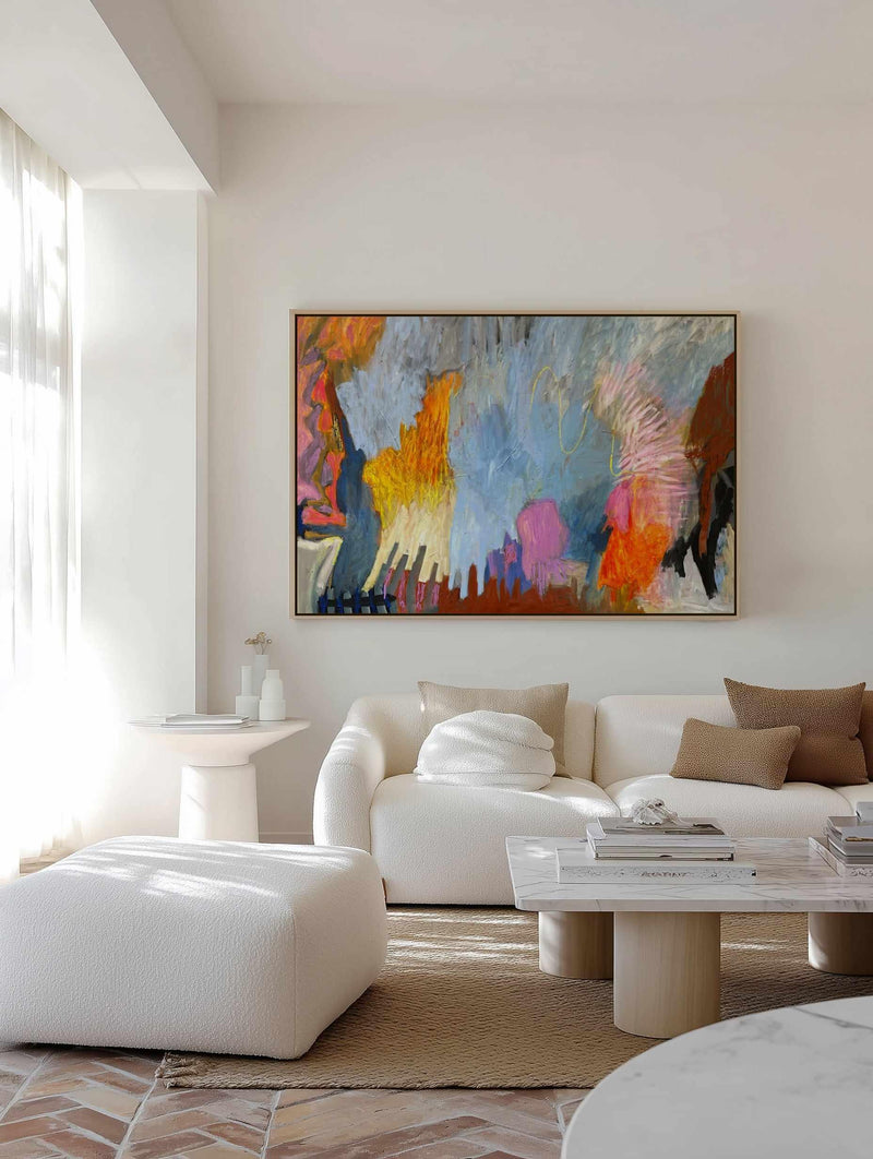 Way Of Life by Svend Kindt-Larsen | Framed Canvas Art Print from Olive et Oriel where you can shop wallpaper and artworks online