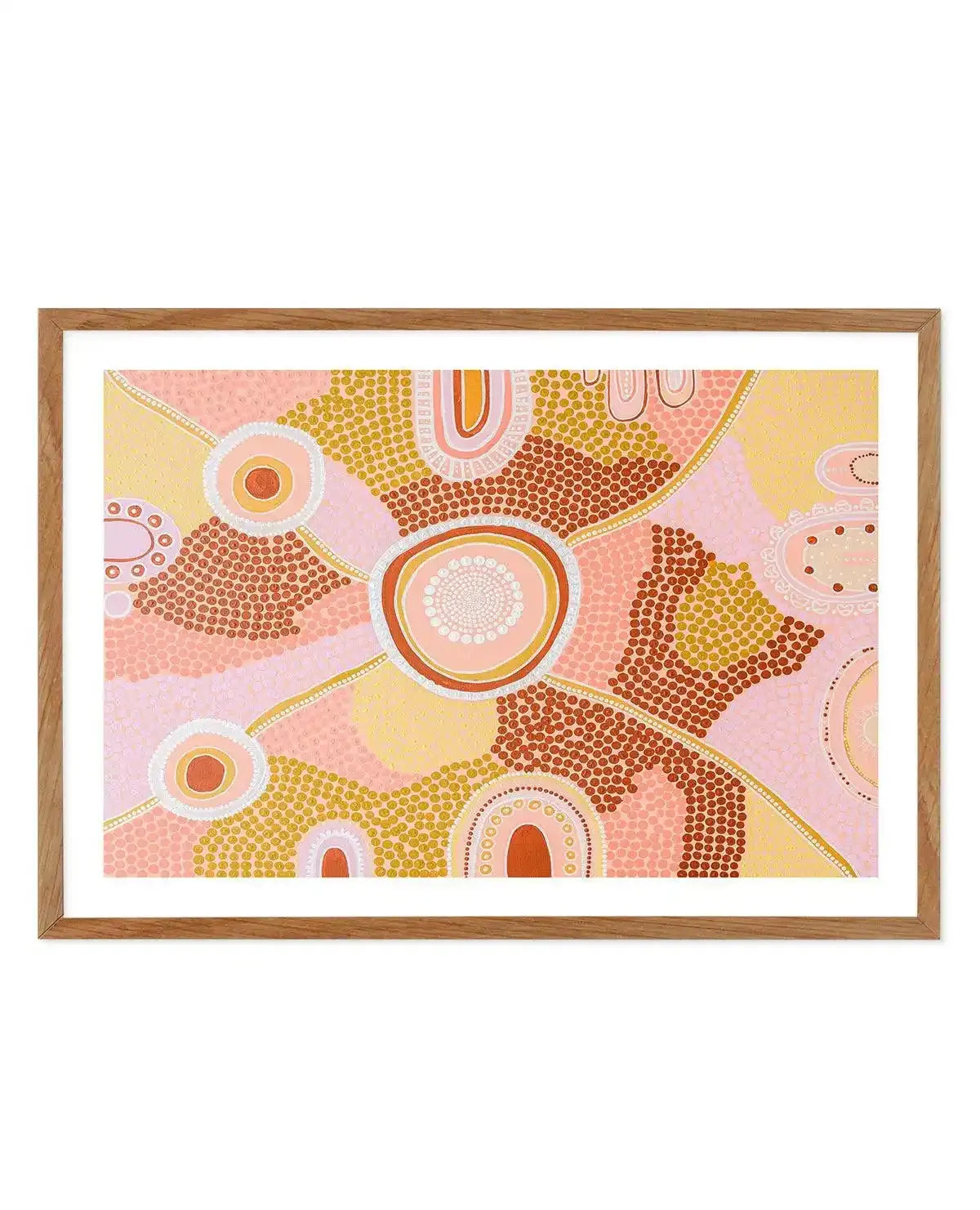 We Are One by Bigi Nagala Art Print-PRINT-Olive et Oriel-Bigi Nagala-50x70 cm | 19.6" x 27.5"-Walnut-With White Border-Buy-Australian-Art-Prints-Online-with-Olive-et-Oriel-Your-Artwork-Specialists-Austrailia-Decorate-With-Coastal-Photo-Wall-Art-Prints-From-Our-Beach-House-Artwork-Collection-Fine-Poster-and-Framed-Artwork