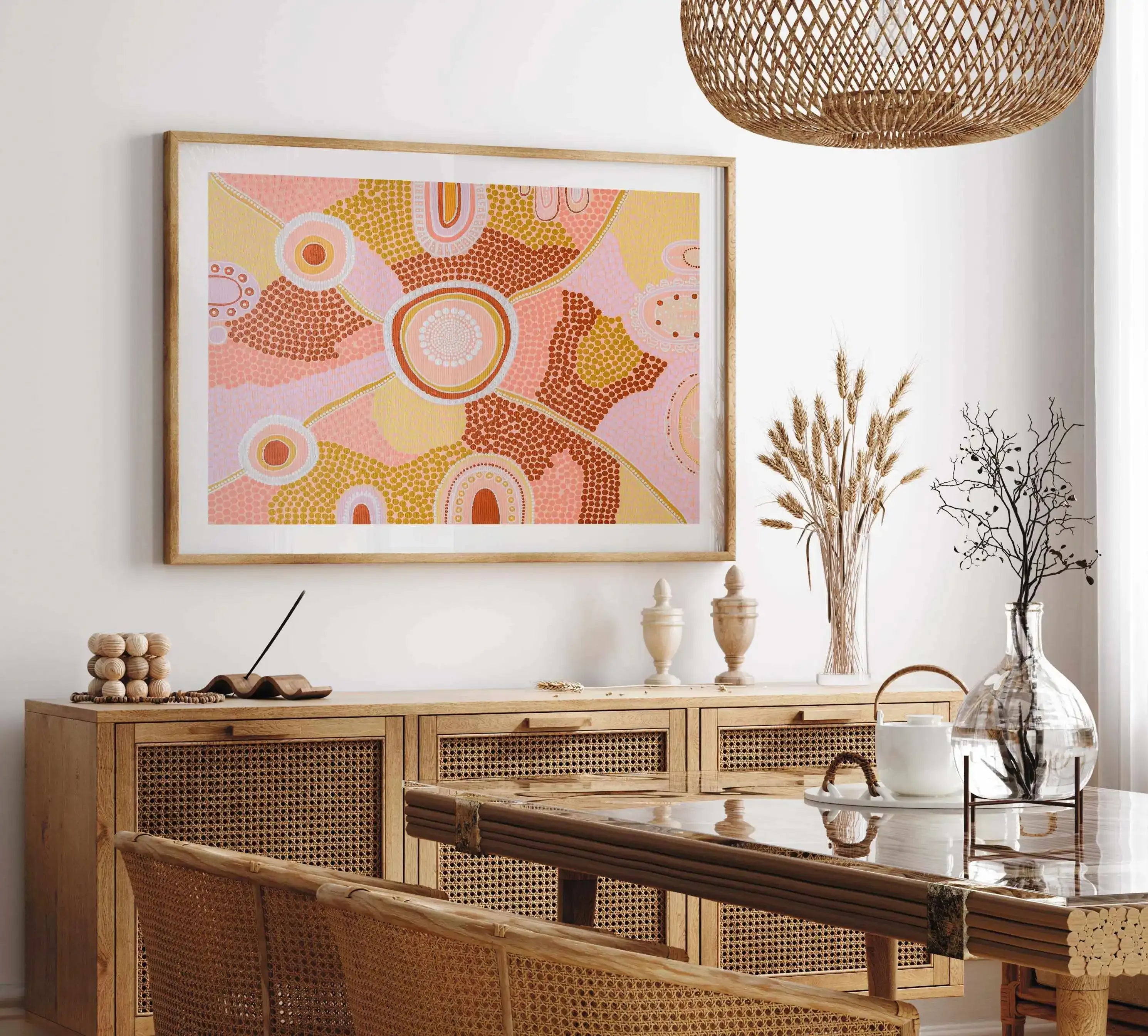 We Are One by Bigi Nagala Art Print-PRINT-Olive et Oriel-Bigi Nagala-Buy-Australian-Art-Prints-Online-with-Olive-et-Oriel-Your-Artwork-Specialists-Austrailia-Decorate-With-Coastal-Photo-Wall-Art-Prints-From-Our-Beach-House-Artwork-Collection-Fine-Poster-and-Framed-Artwork