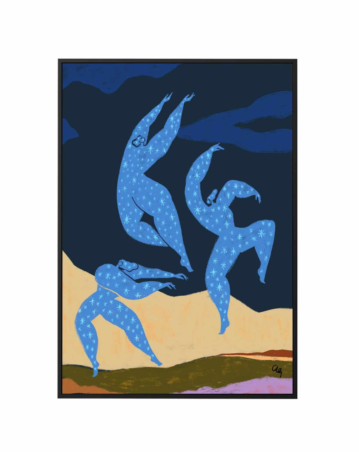 We Are Stardust by Arty Guava | Framed Canvas Art Print from Olive et Oriel where you can shop wallpaper and artworks online