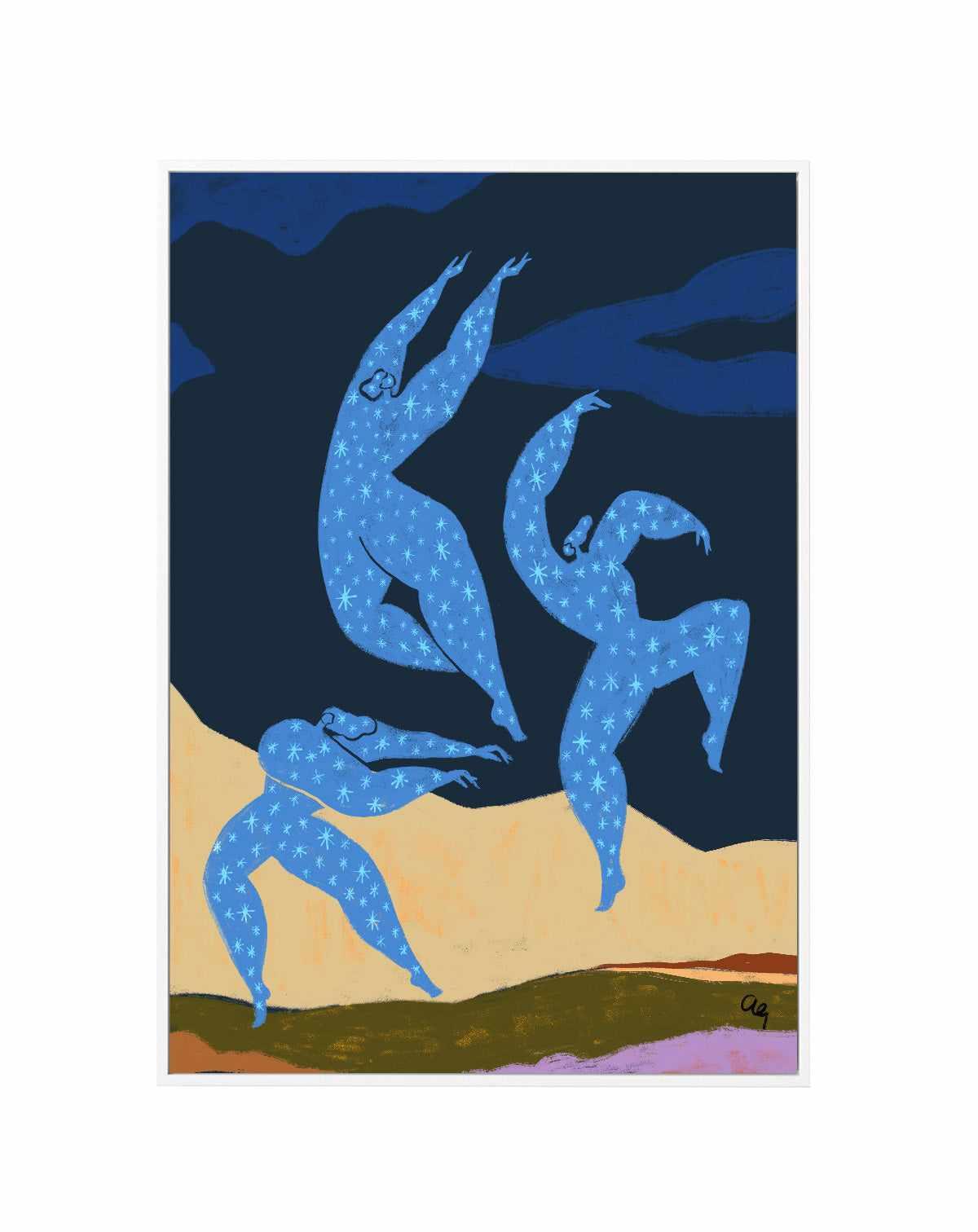 We Are Stardust by Arty Guava | Framed Canvas Art Print from Olive et Oriel where you can shop wallpaper and artworks online