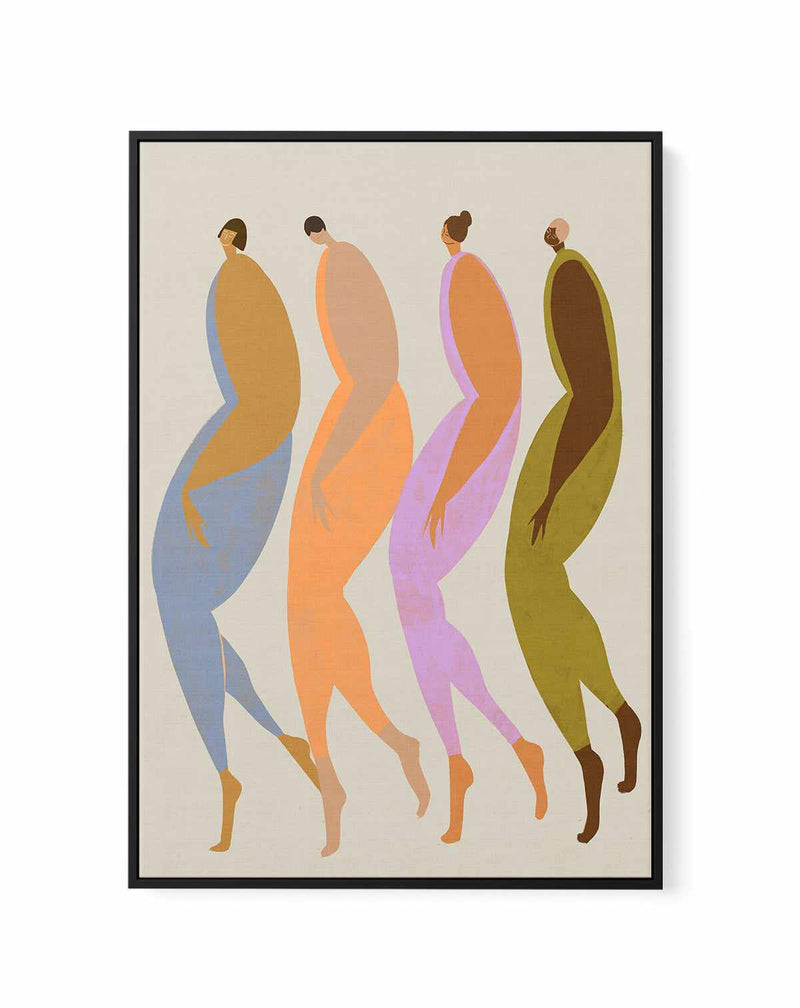 We The Giants by Arty Guava | Framed Canvas Art Print