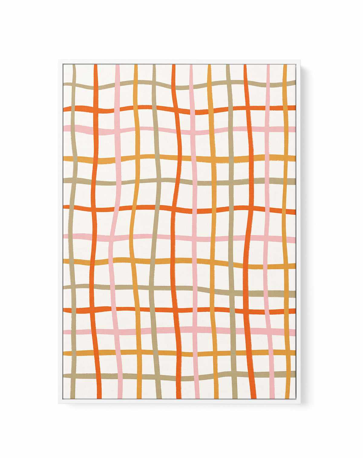 Weave Pattern by Arty Guava | Framed Canvas Art Print