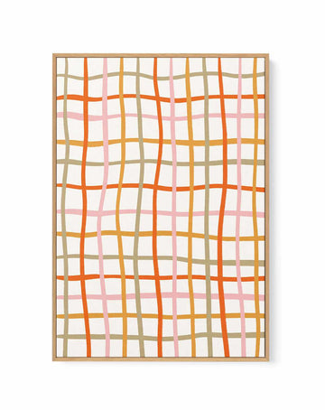 Weave Pattern by Arty Guava | Framed Canvas Art Print from Olive et Oriel where you can shop wallpaper and artworks online