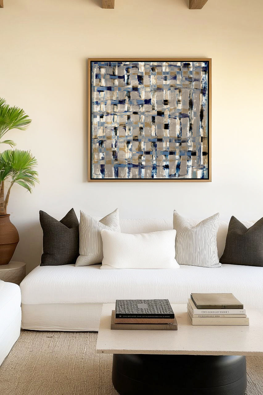 Weave by Marco Marella | Framed Canvas Art Print