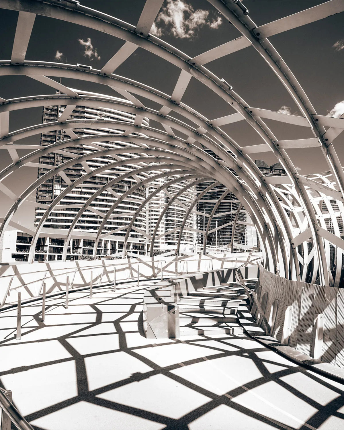 Webb Bridge | Melbourne Photo Mural Wallpaper from Olive et Oriel where you can shop wallpaper and artworks online