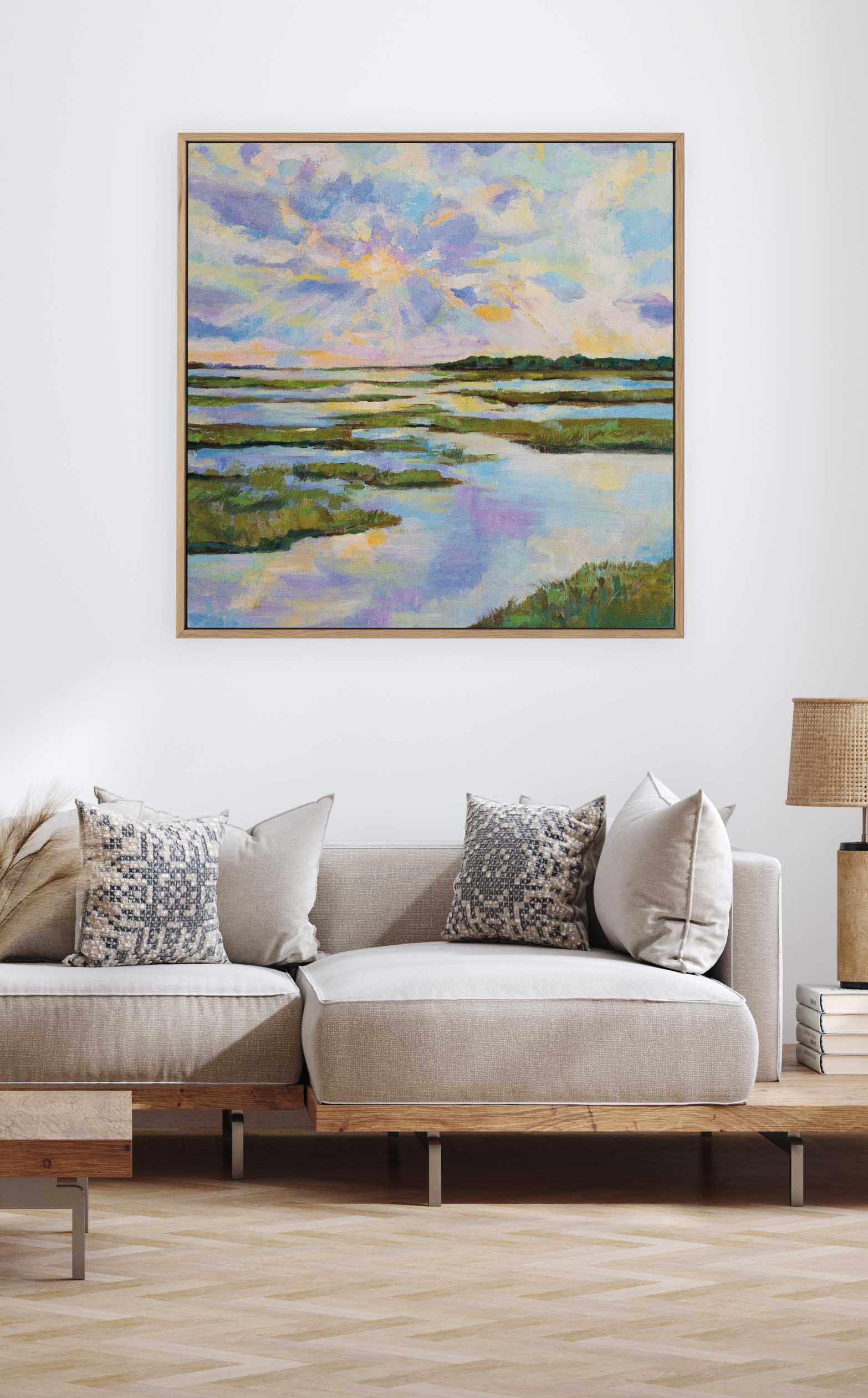 Weekapaug | Framed Canvas Art Print from Olive et Oriel where you can shop wallpaper and artworks online