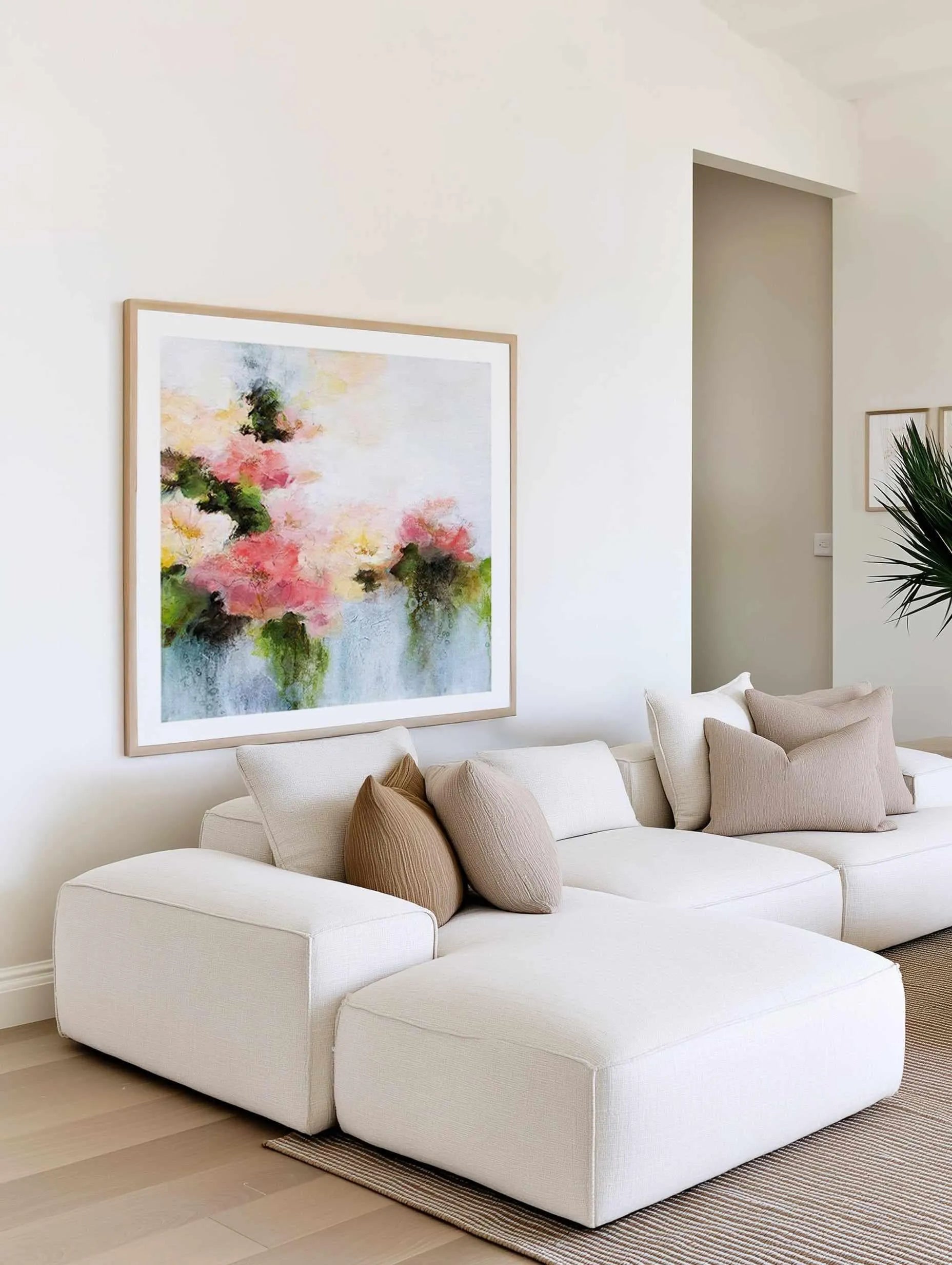 Welcome Home by Karen Hale Art Print from Olive et Oriel where you can shop wallpaper and artworks online