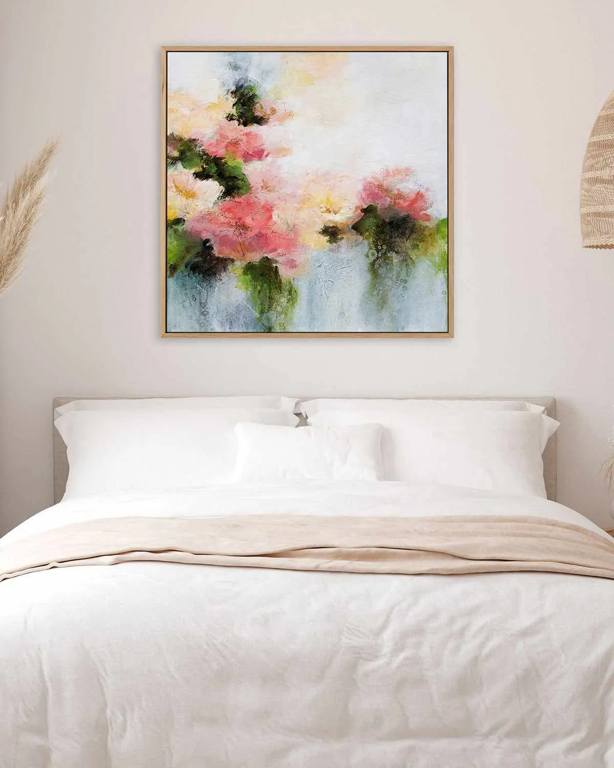Welcome Home by Karen Hale | Framed Canvas Art Print from Olive et Oriel where you can shop wallpaper and artworks online