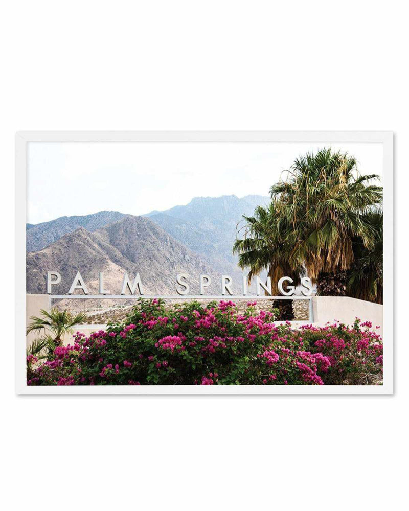 Welcome to Palm Springs Art Print