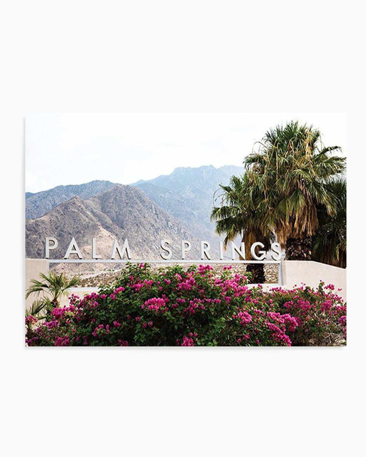 Welcome to Palm Springs Art Print