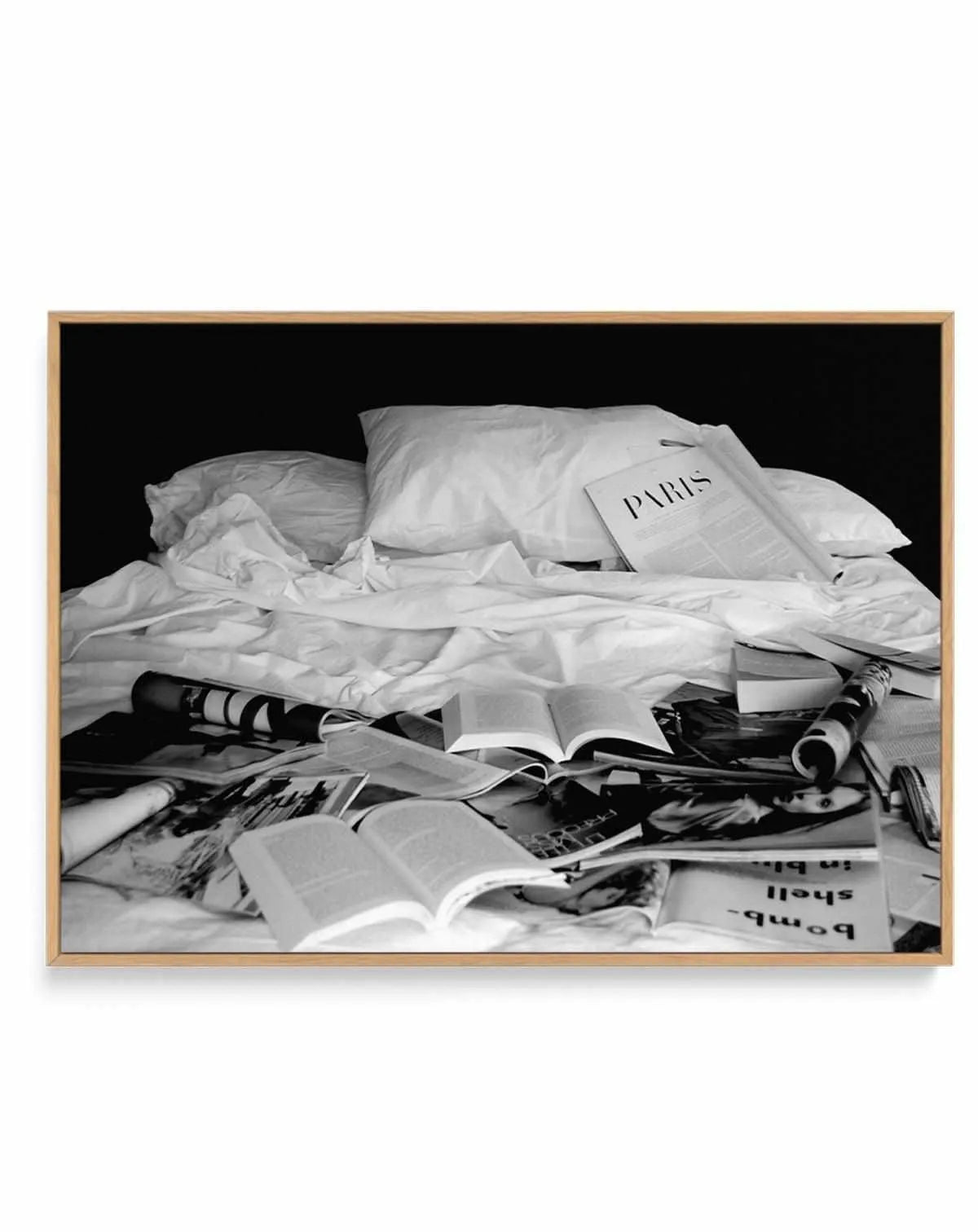 Well Read by Leigh Viner | Framed Canvas Art Print from Olive et Oriel where you can shop wallpaper and artworks online