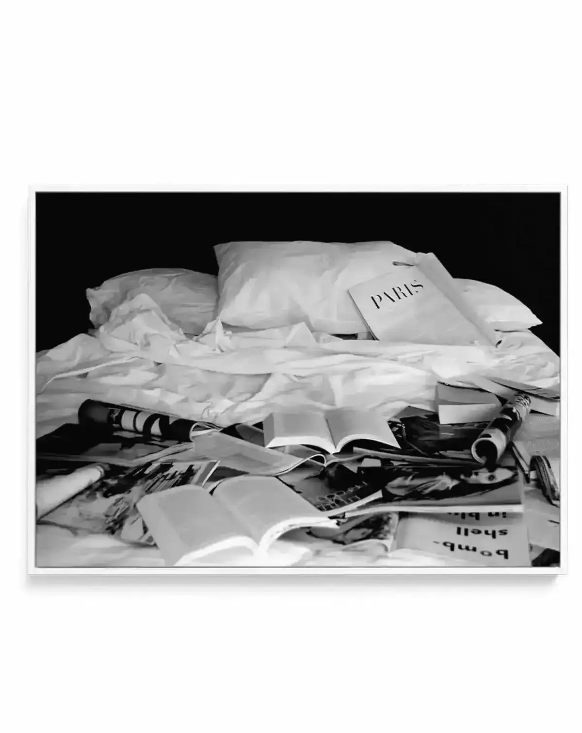 SALE 100x130 Well Read Canvas from Olive et Oriel where you can shop wallpaper and artworks online