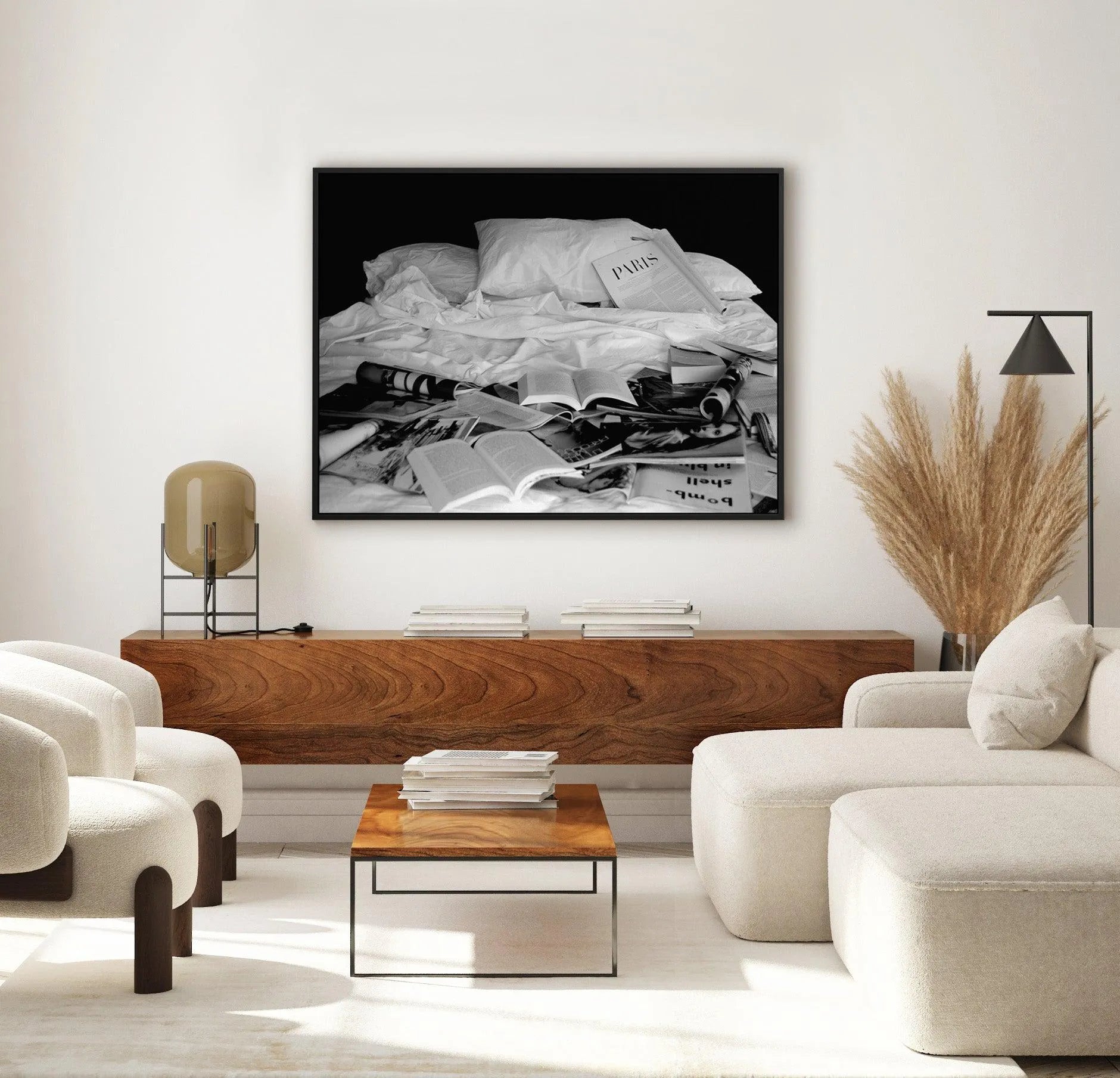 Well Read by Leigh Viner | Framed Canvas-CANVAS-You can shop wall art online with Olive et Oriel for everything from abstract art to fun kids wall art. Our beautiful modern art prints and canvas art are available from large canvas prints to wall art paintings and our proudly Australian artwork collection offers only the highest quality framed large wall art and canvas art Australia - You can buy fashion photography prints or Hampton print posters and paintings on canvas from Olive et Oriel and h