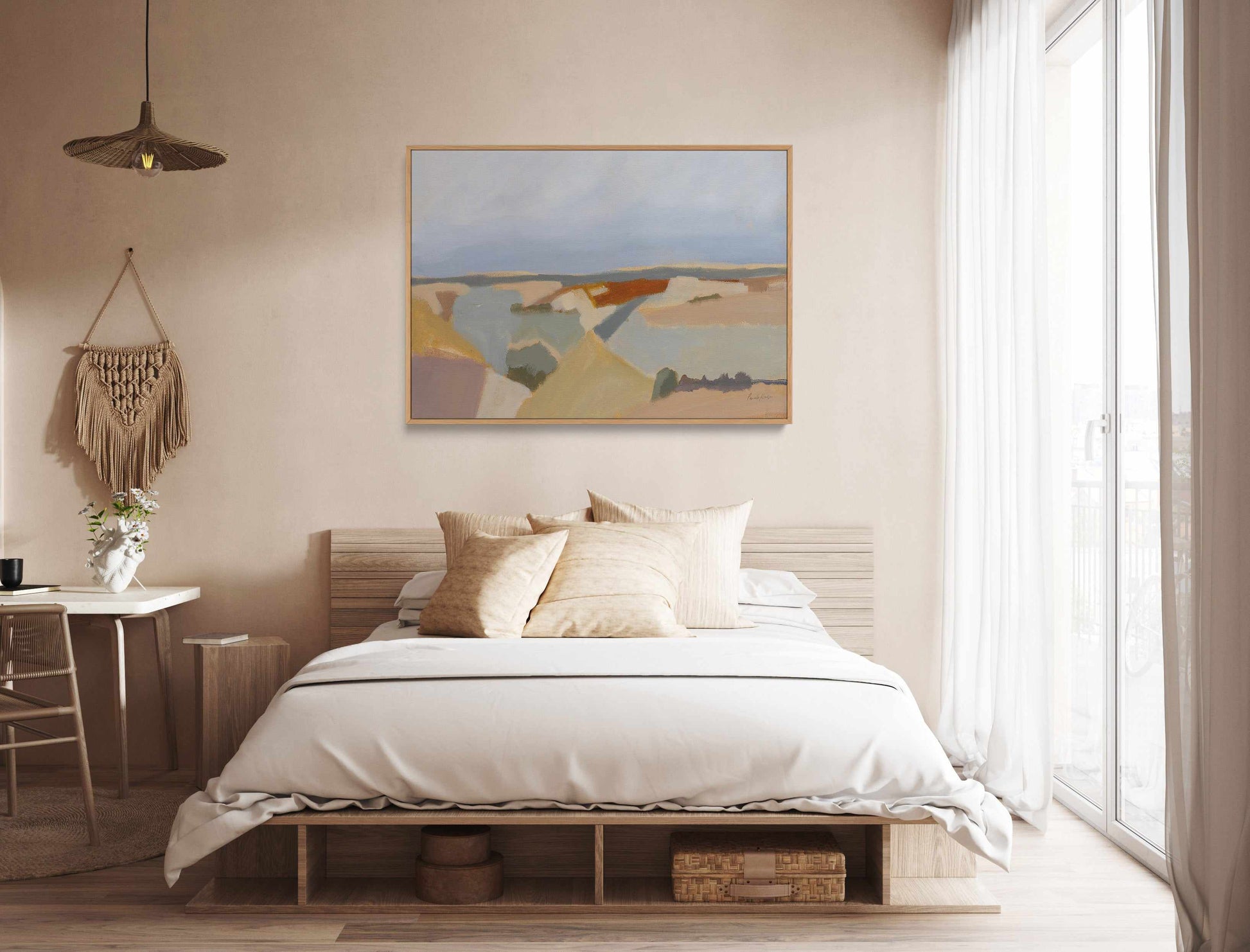 Western Slope Crop | Framed Canvas Art Print from Olive et Oriel where you can shop wallpaper and artworks online