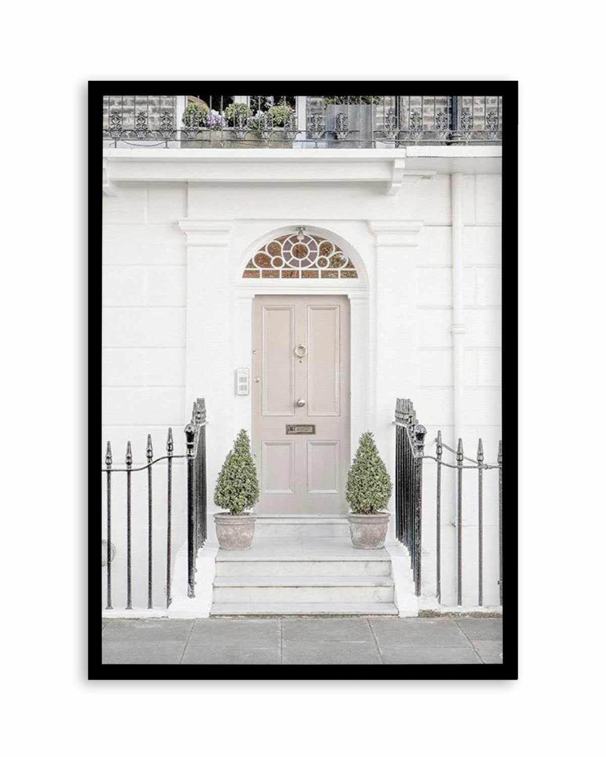 West London Doorway Art Print