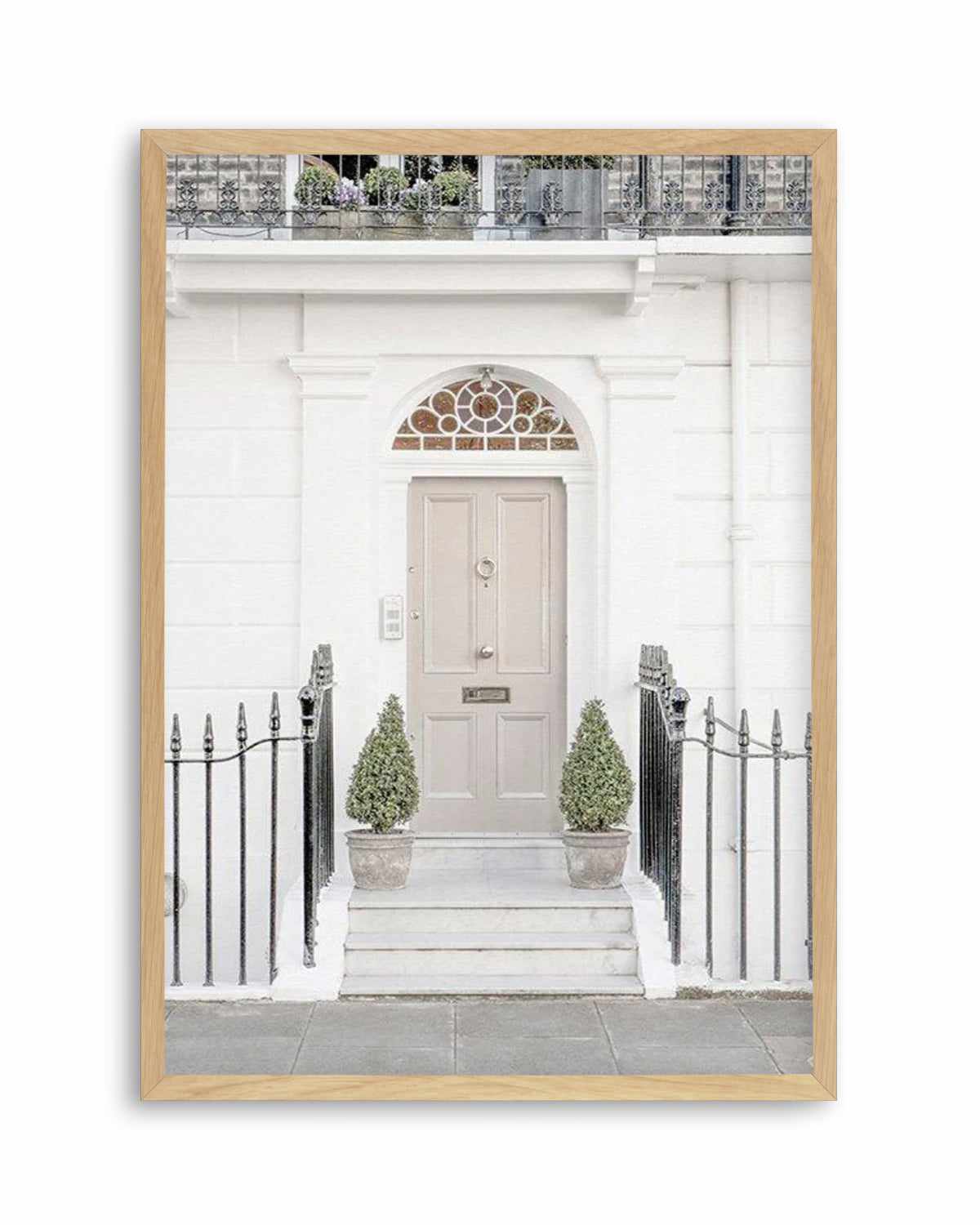 West London Doorway Art Print