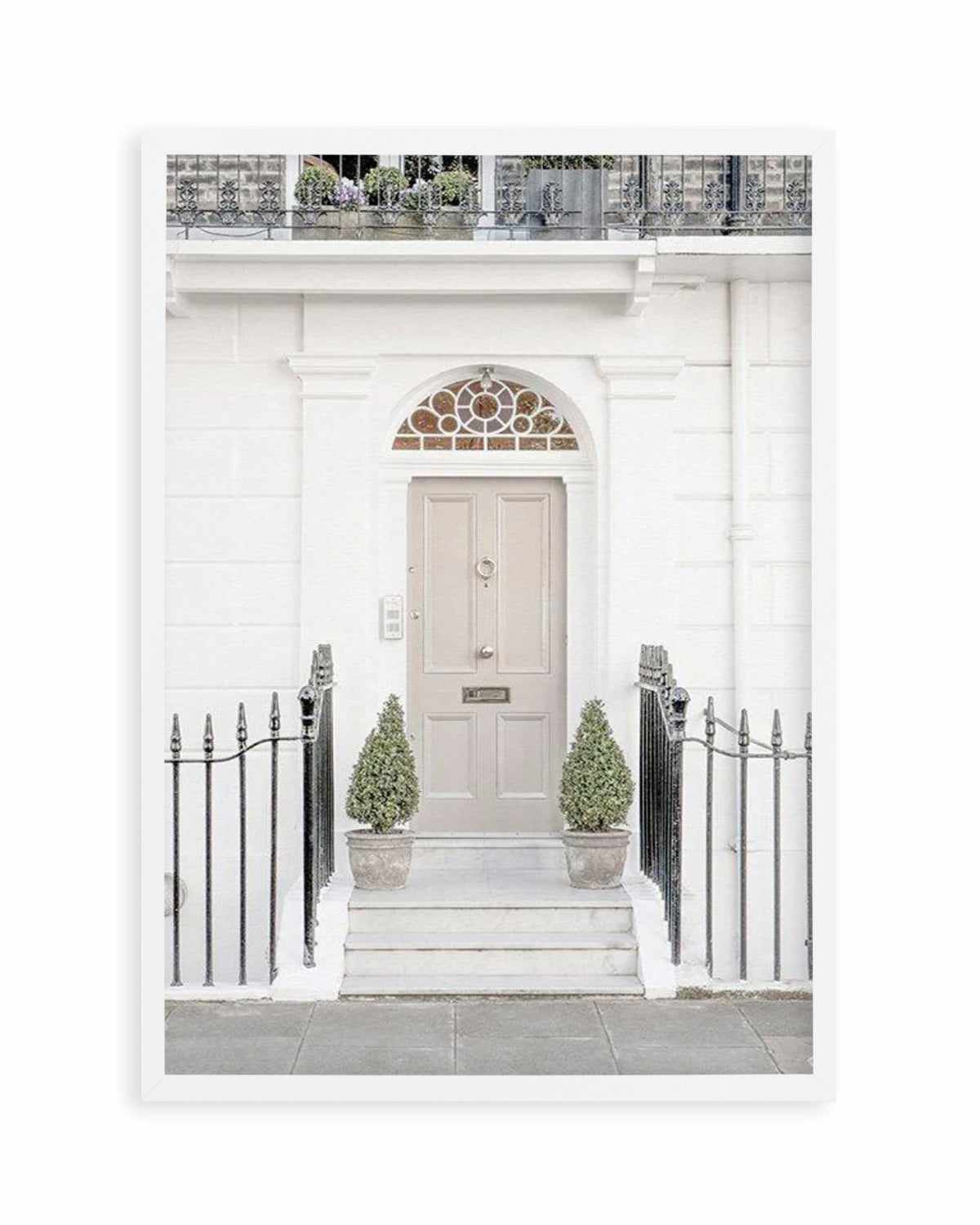 West London Doorway Art Print