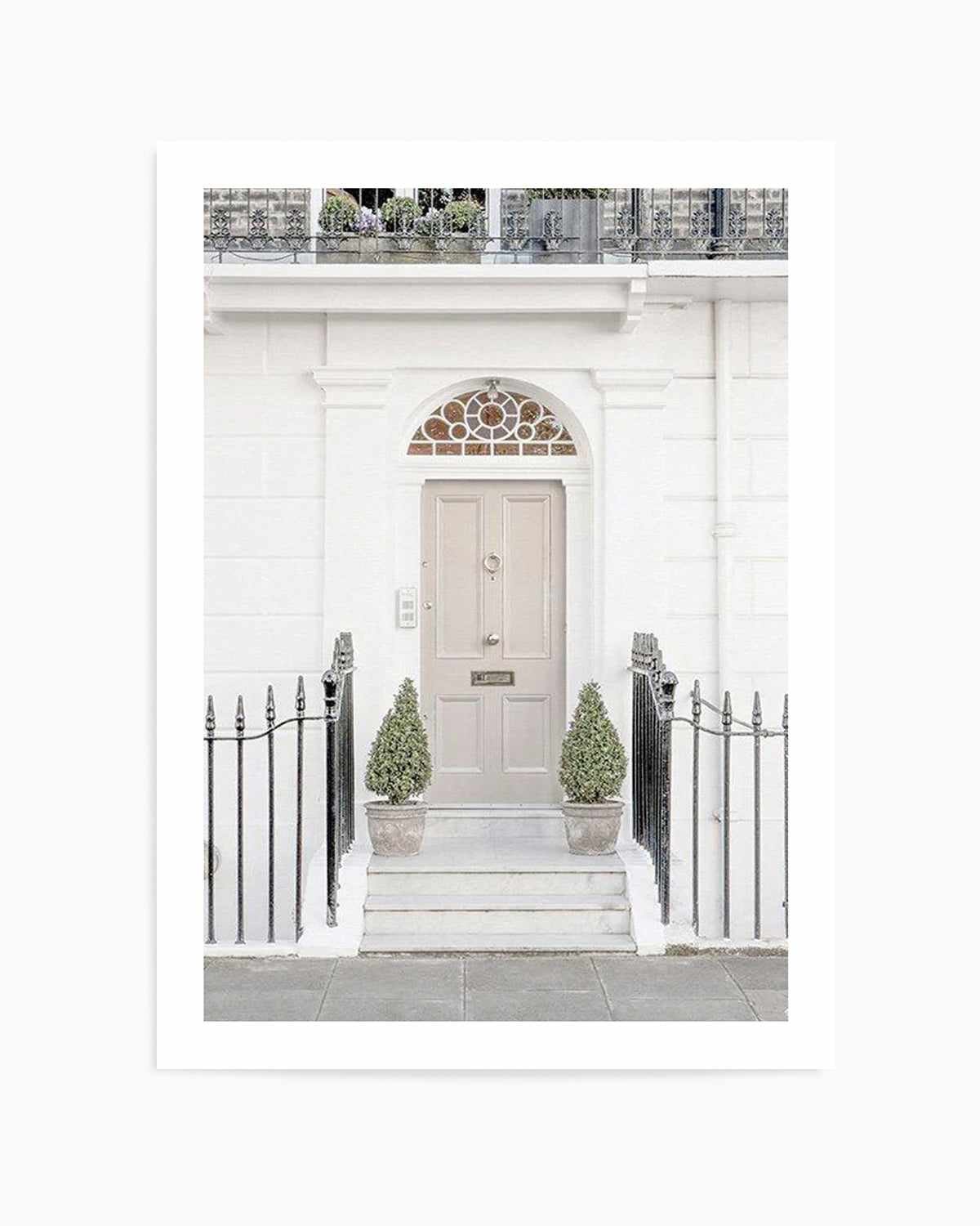 West London Doorway Art Print