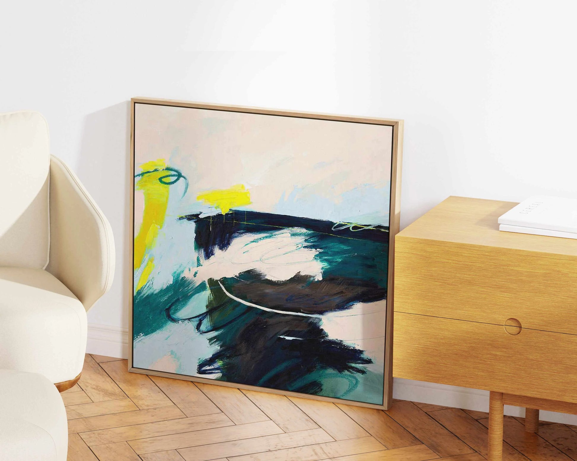 West Pier by Luana Asiata | Framed Canvas Art Print from Olive et Oriel where you can shop wallpaper and artworks online