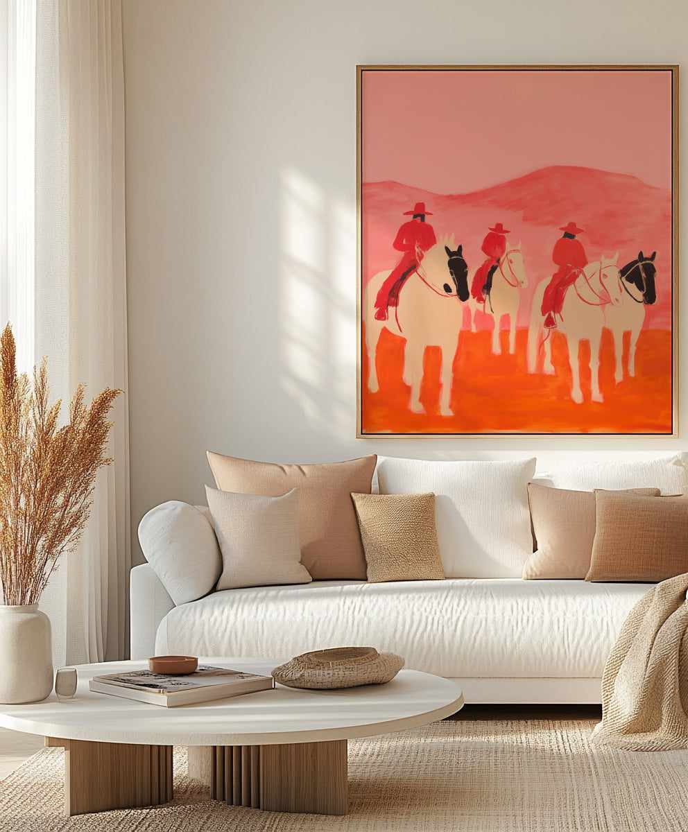 Westbound | Framed Canvas Art Print from Olive et Oriel where you can shop wallpaper and artworks online