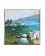 Western Lake I | Framed Canvas Art Print
