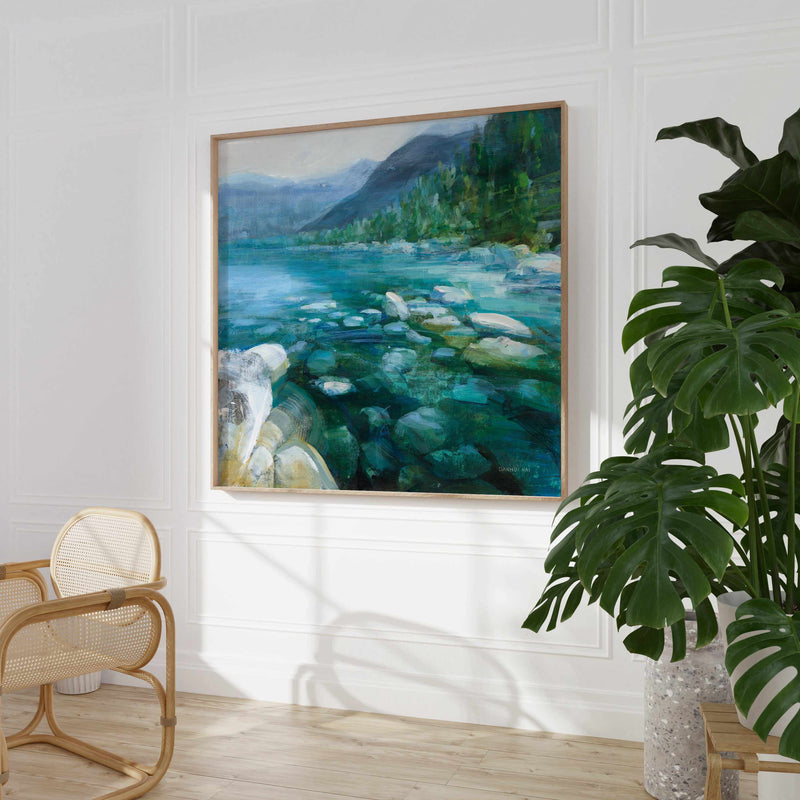 Western Lake II | Art Print from Olive et Oriel where you can shop wallpaper and artworks online