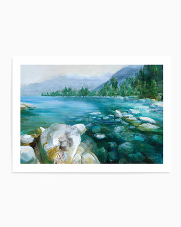 Western Lake IV | Art Print from Olive et Oriel where you can shop wallpaper and artworks online