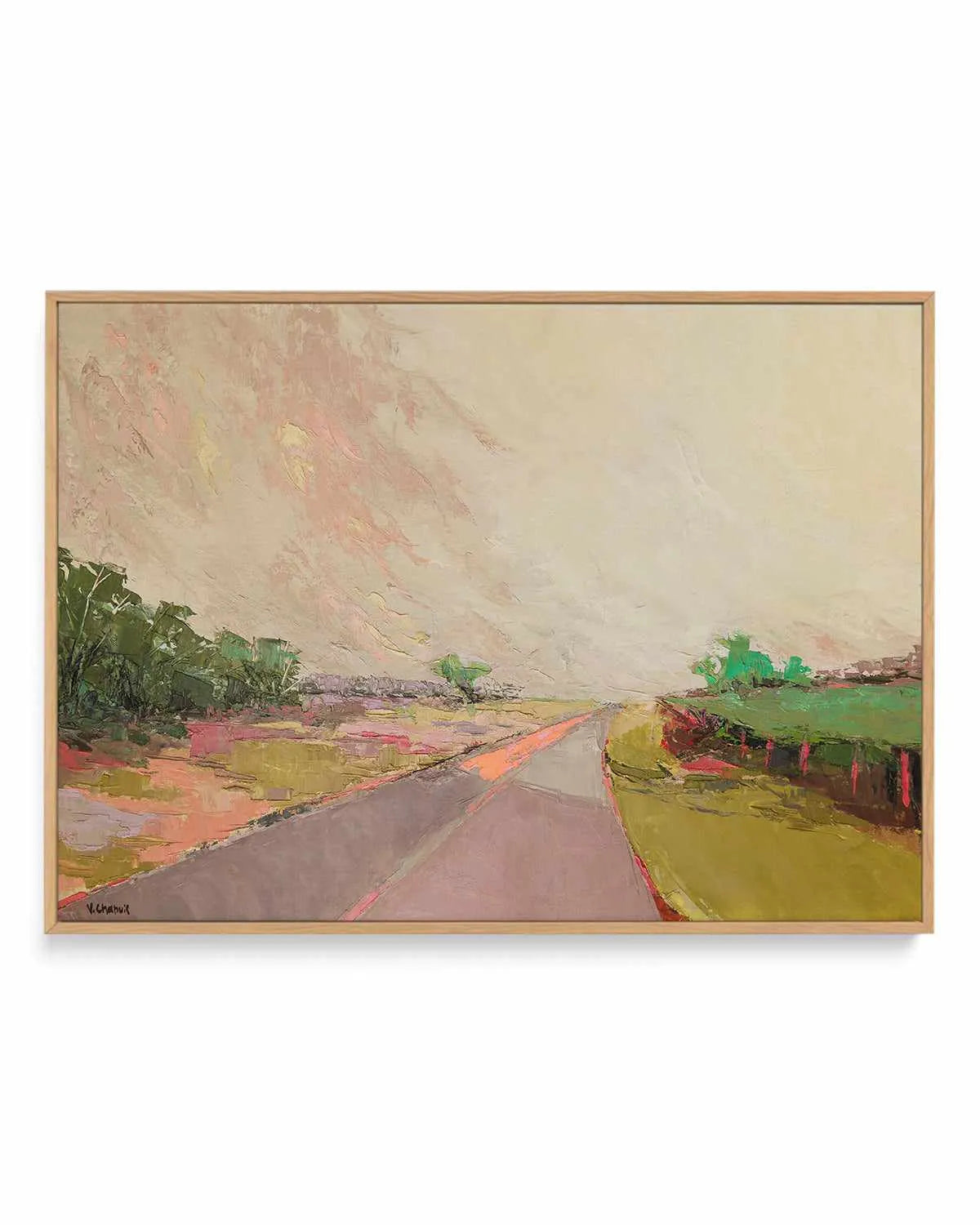 Western Pampa Landscape by Virginia Chapuis | Framed Canvas Art Print from Olive et Oriel where you can shop wallpaper and artworks online