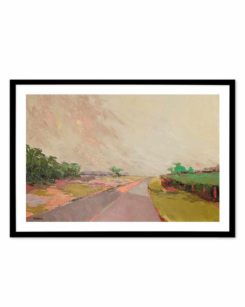 Western Pampa Landscape by Virginia Chapuis Art Print