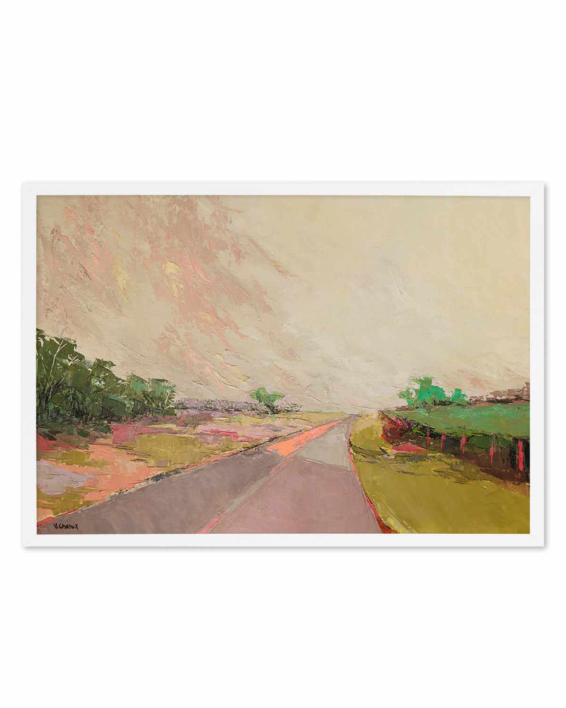 Western Pampa Landscape by Virginia Chapuis Art Print