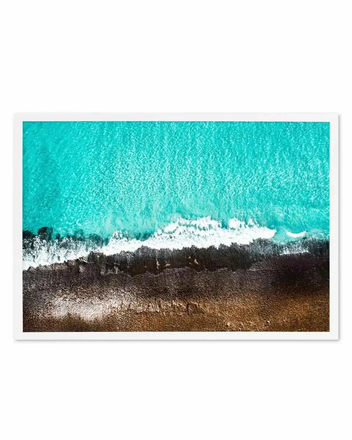 Wests Beach Reef Esperance | Aerial Photo Wall Art Print from Olive et Oriel where you can shop wallpaper and artworks online