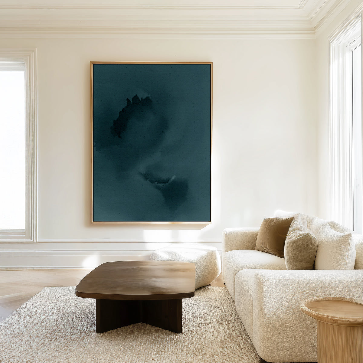 Wet Canvas 10 by Shatha Al Dafai | Framed Canvas Art Print