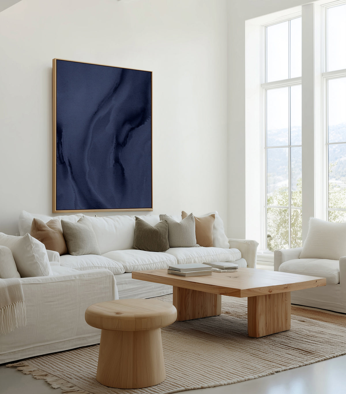 Wet Canvas 11 by Shatha Al Dafai | Framed Canvas Art Print