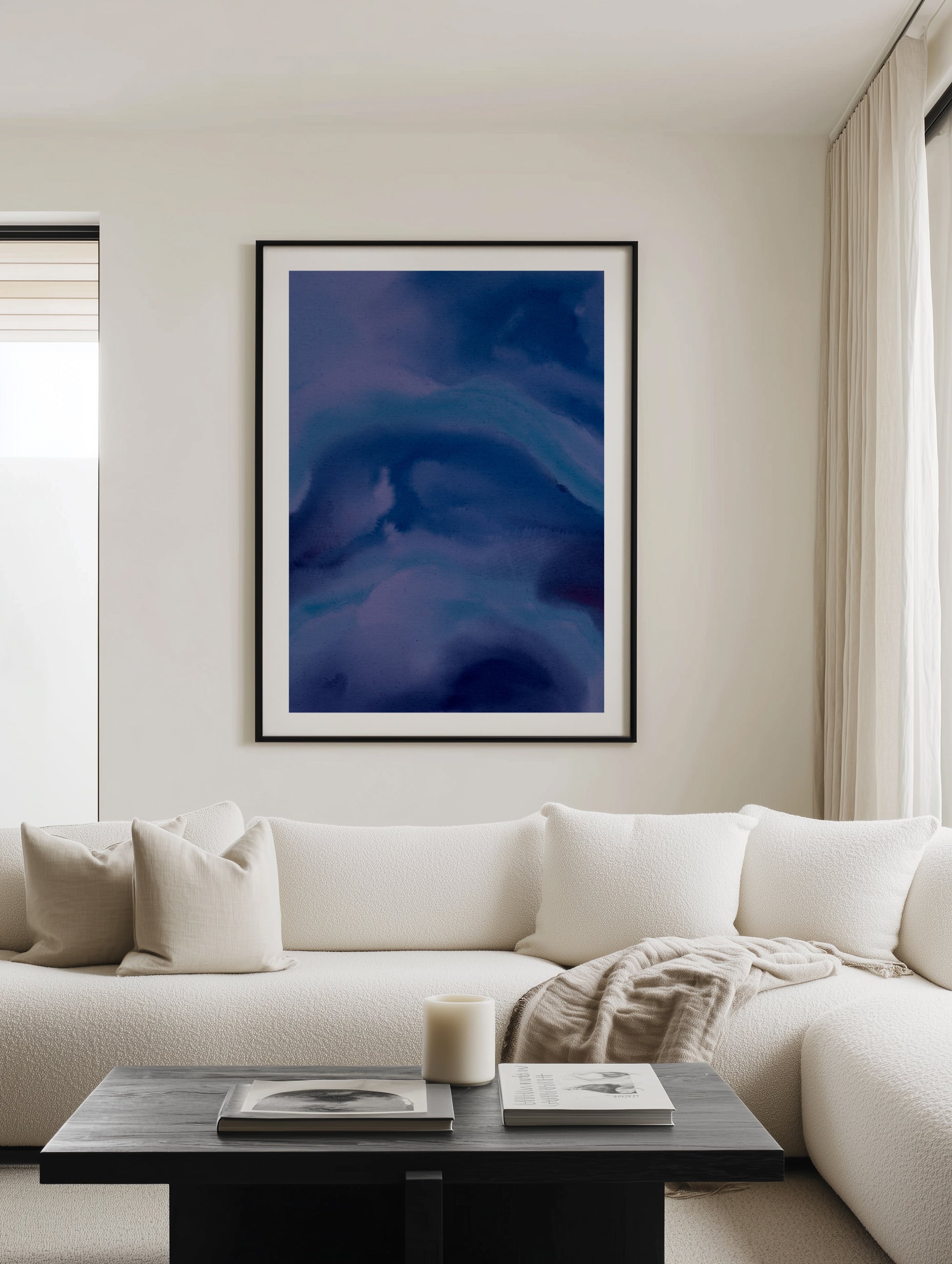 Wet Canvas 12 by Shatha Al Dafai | Art Print