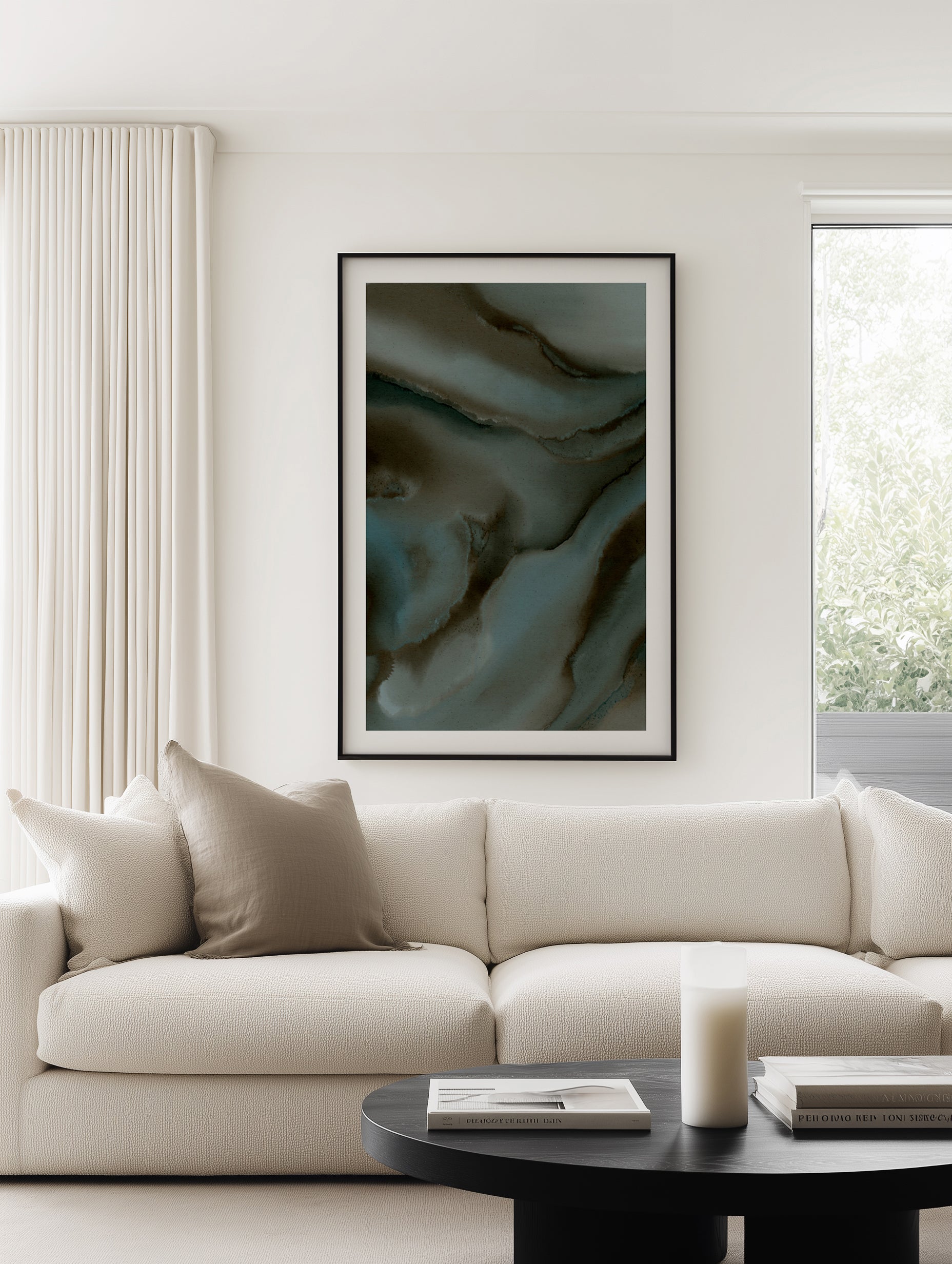 Wet Canvas 13 by Shatha Al Dafai | Art Print