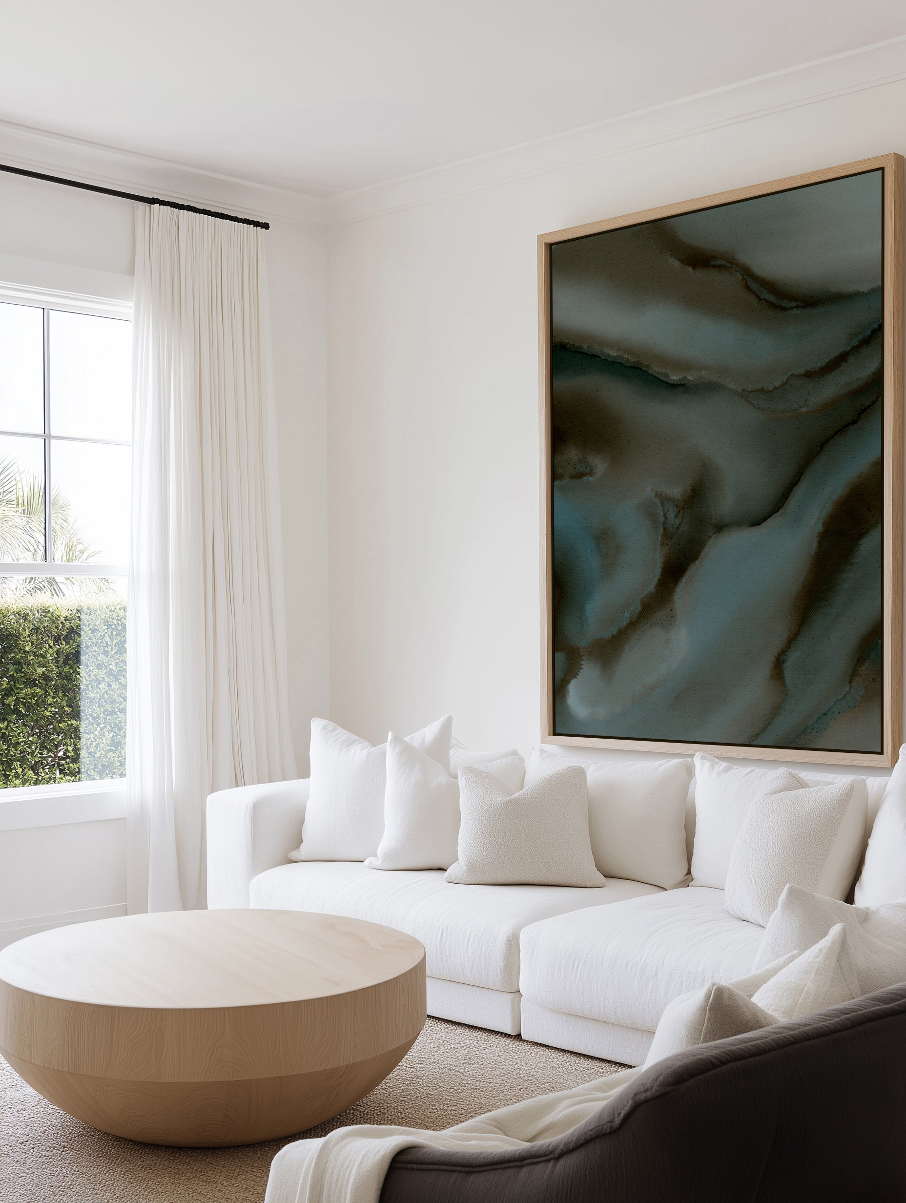 Wet Canvas 13 by Shatha Al Dafai | Framed Canvas Art Print