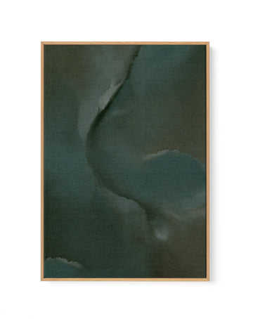 Wet Canvas 14 by Shatha Al Dafai | Framed Canvas Art Print
