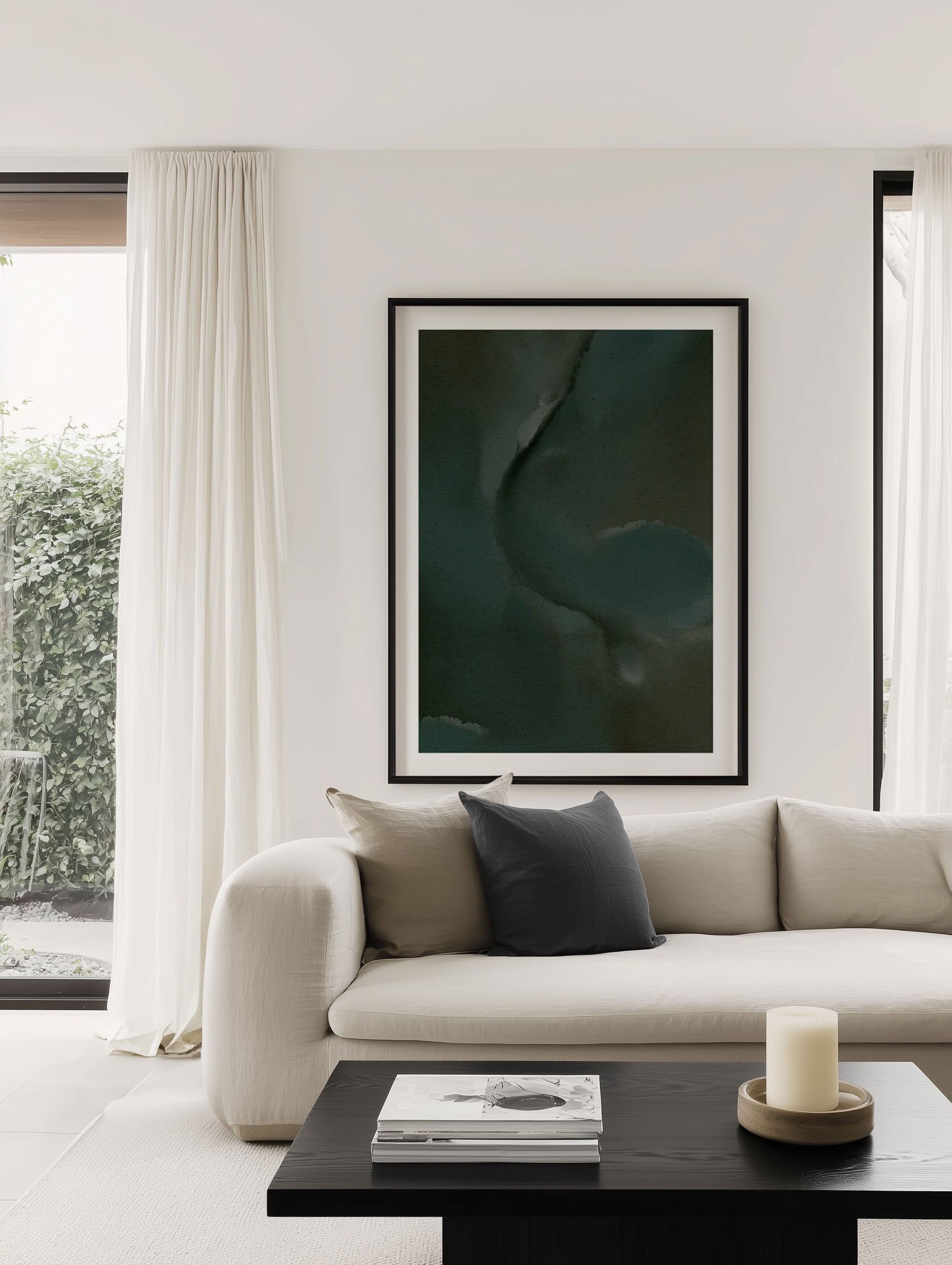 Wet Canvas 14 by Shatha Al Dafai | Art Print
