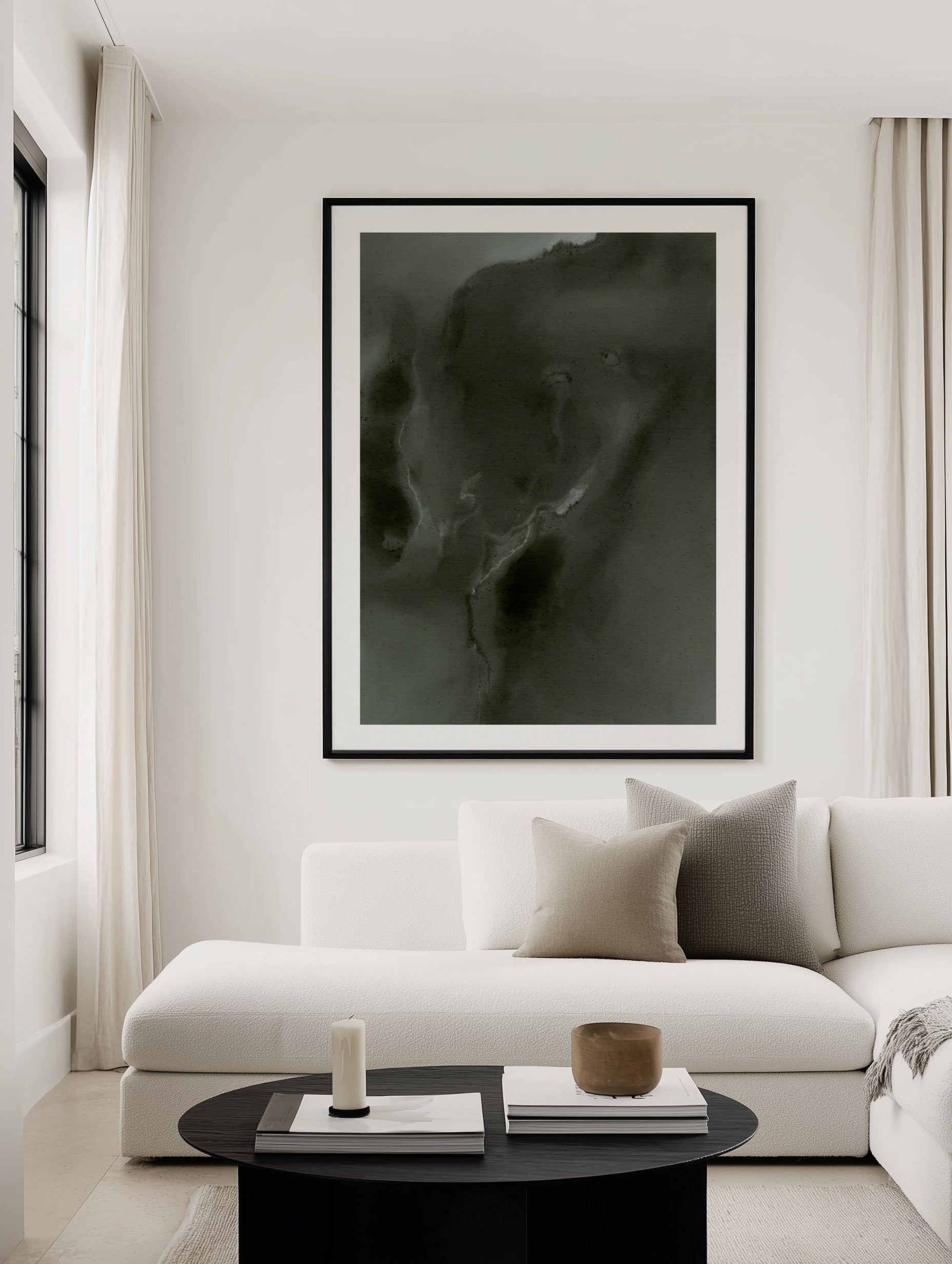 Wet Canvas 16 by Shatha Al Dafai | Art Print