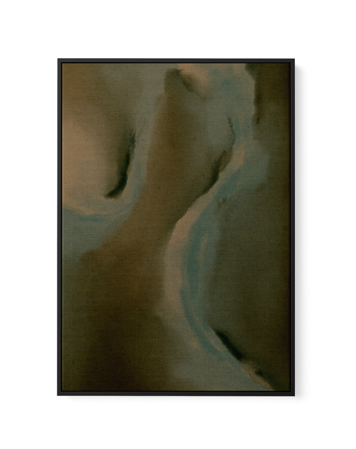 Wet Canvas 17 by Shatha Al Dafai | Framed Canvas Art Print